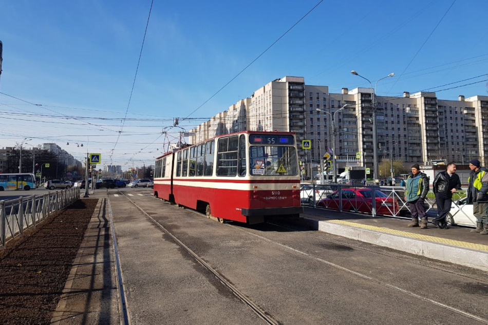В Петербурге заработала первая камера фиксации нарушений на «выделенке» для трамваев