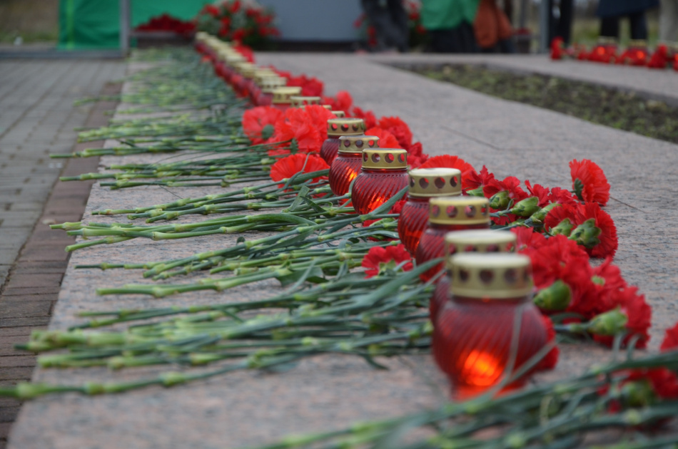 В Ленобласти почтили память жителей деревень, сожженных фашистами
